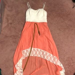 High-low summer dress